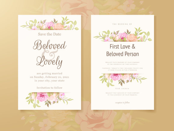 Download Wedding Invitation Card Flower Design - Card Collection