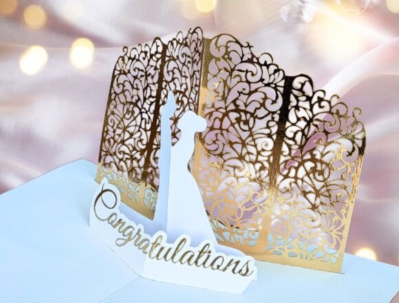 Download Elegant Pop-Up Wedding Card - Card Collection
